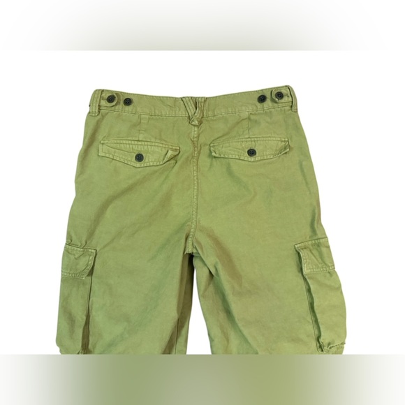 Madewell Garment-Dyed Low-Slung Straight Cargo Pants in Olive Green Size 27 - Picture 7 of 11